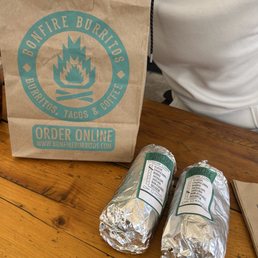 2 delicious burritos