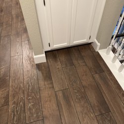 Solano Hardwoods - Linen closet with unique trim details
