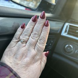 Hot gel manicure Hot gel manicure