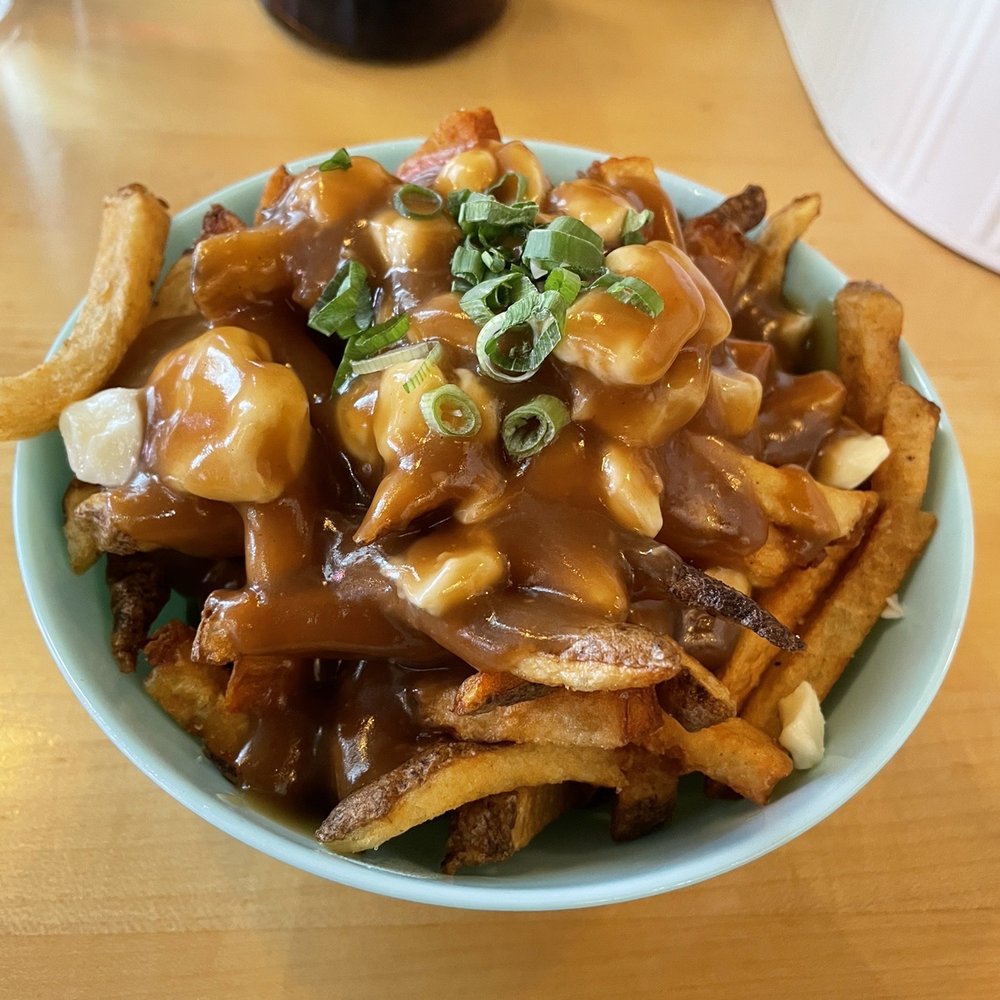 Abe's Modern Diner - Half order of Quebec Poutine - Canadian (New) Near Me - Airdrie, Alberta Abe's Modern Diner - Half order of Quebec Poutine - Canadian (New) Near Me - Airdrie, Alberta