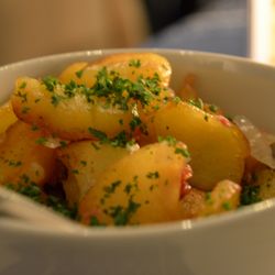Das Kontor - (Schnitzel with Fried Egg) + Fried Potatoes