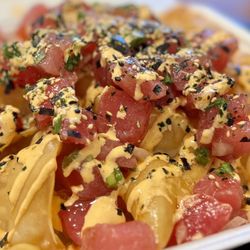 Hapa Food - Poke nachos