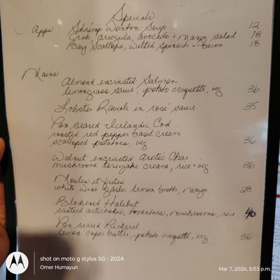 Menu photo 1 Flippers Seafood Restaurant Ottawa, ON Menu photo 1 Flippers Seafood Restaurant Ottawa, ON