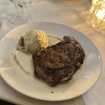 Sullivan's Steakhouse - Ribeye steak with garlic mashed potatoes 4/5 June 2025 - Steakhouses Near Me - Palm Desert, California Sullivan's Steakhouse - Ribeye steak with garlic mashed potatoes 4/5 June 2025 - Steakhouses Near Me - Palm Desert, California