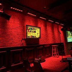 Comedy Cellar - View from my second row table last night.