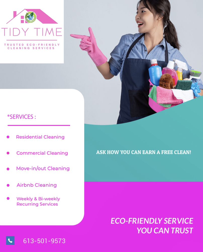 TIDY TIME - Updated June 2026 - Request a Quote - Ottawa, Ontario ...