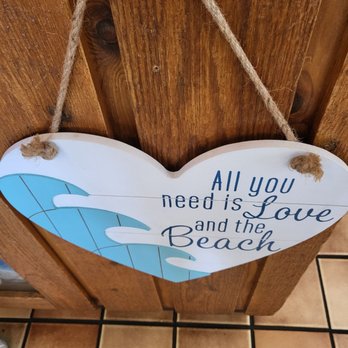 Beach Hut Cafe - a wooden heart hanging on a door - Breakfast & Brunch Near Me - Jacksonville Beach, Florida Beach Hut Cafe - a wooden heart hanging on a door - Breakfast & Brunch Near Me - Jacksonville Beach, Florida