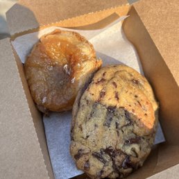 butter tart and brown butter chocolate chip cookie butter tart and brown butter chocolate chip cookie