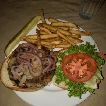 Cold Spring Tavern - The veggie burger without cheese and mayo! - American Near Me - Santa Barbara, California Cold Spring Tavern - The veggie burger without cheese and mayo! - American Near Me - Santa Barbara, California
