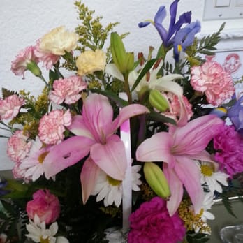 Miracle Flowers - A sad basket of flowers!  These pictures were taken right after delivery! - Florists Near Me - Folsom, California