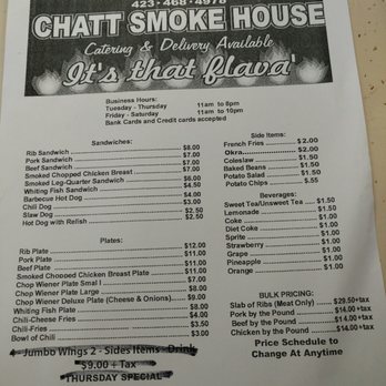 Chatt Smoke House - Barbeque Near Me - Chattanooga, Tennessee Chatt Smoke House - Barbeque Near Me - Chattanooga, Tennessee