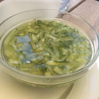 Lokál Nad Stromovkou - Cucumber salad - Czech Near Me - Prague, Puerto Rico