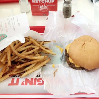 P. Terry's Burger Stand - Fries ($1.85) and a veggie burger ($3.95) - Burgers Near Me - Austin, Texas P. Terry's Burger Stand - Fries ($1.85) and a veggie burger ($3.95) - Burgers Near Me - Austin, Texas