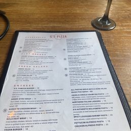 Menu front Menu front