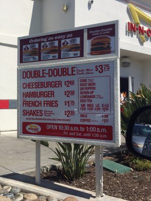 Menu photo 4 In-N-Out Burger Visalia, CA Menu photo 4 In-N-Out Burger Visalia, CA