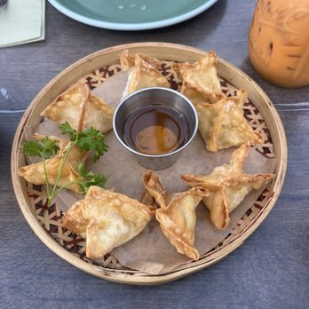 Hae Ha Heng - Crab Cream Cheese Wonton - Thai Near Me - Los Angeles, California Hae Ha Heng - Crab Cream Cheese Wonton - Thai Near Me - Los Angeles, California