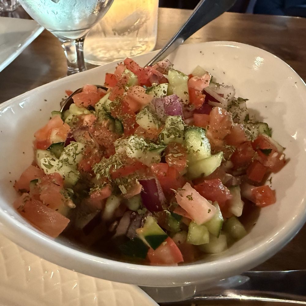 Diyar - The $9 salad, I can't recall the name. Great accompaniment to the mezza - Persian/Iranian Near Me - Issaquah, Washington Diyar - The $9 salad, I can't recall the name. Great accompaniment to the mezza - Persian/Iranian Near Me - Issaquah, Washington
