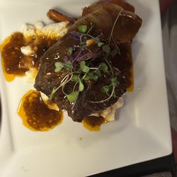 Theatre Cafe - BRAISED BEEF SHORT RIBS served w/whipped potato & veggie