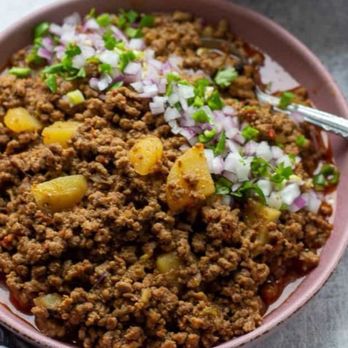 Beyond Biryani - Kheema aloo - Desserts Near Me - Redlands, California Beyond Biryani - Kheema aloo - Desserts Near Me - Redlands, California