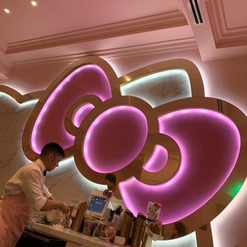 Hello Kitty Cafe - The big BOW for the Bow Room - Cafes Near Me - Irvine, California