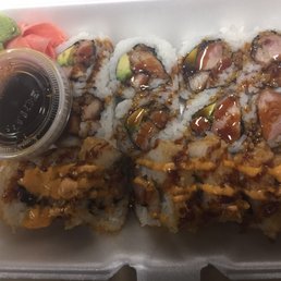 Chicken roll and fried chicken roll are one of the many non raw rolls