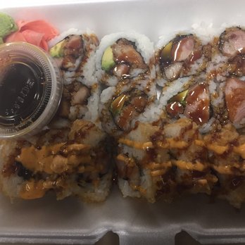 Sushi Cafe - Chicken roll and fried chicken roll are one of the many non raw rolls - Sushi Bars Near Me - Providence, Rhode Island