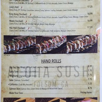 Aloha Sushi - Special rolls menu - Sushi Bars Near Me - Folsom, California