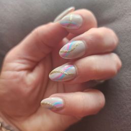 Full set acrylic nails Full set acrylic nails