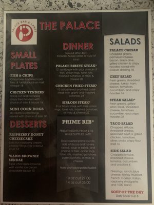 Menu photo 2 Palace Bar & Lanes Laurel, MT