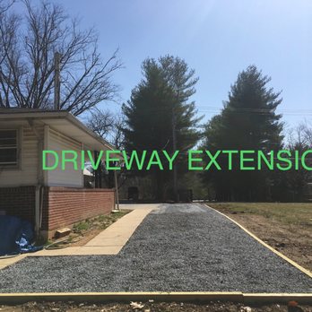 Manicured Grounds - 10x120' driveway extension with grey 57 stones - Landscaping Near Me Manicured Grounds - 10x120' driveway extension with grey 57 stones - Landscaping Near Me