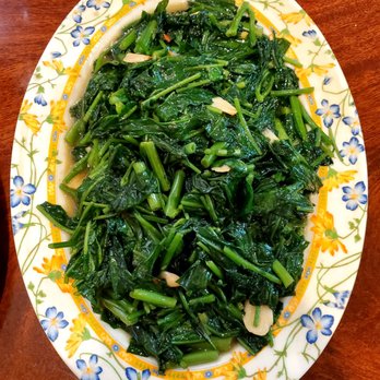 Good Shine Kitchen - "On-Tsai" - sautéed with garlic - Chinese Near Me - Monterey Park, California Good Shine Kitchen - "On-Tsai" - sautéed with garlic - Chinese Near Me - Monterey Park, California