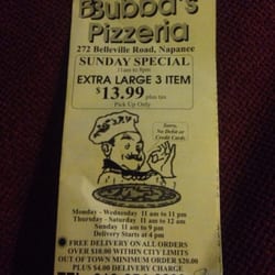 Bubba's Pizzeria - Hours and info