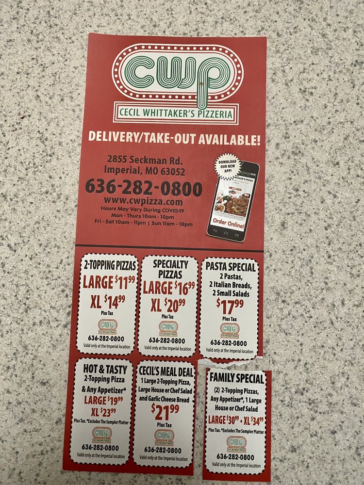 CECIL WHITTAKER’S PIZZA Updated July 2024 22 Reviews 2855 Seckman