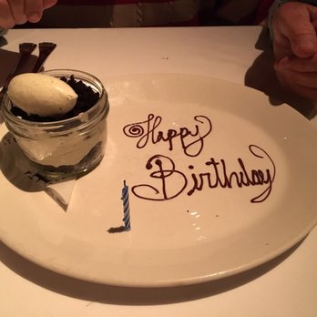 EPIC Steak - Our celebration cake - Steakhouses Near Me - San Francisco, California EPIC Steak - Our celebration cake - Steakhouses Near Me - San Francisco, California
