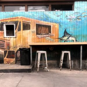 Photo of Oscars Mexican Seafood - San Diego, CA, United States. Do you spot the hole in the wall