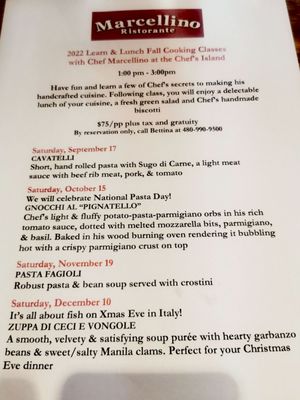 Menu photo 4 Marcellino Ristorante Scottsdale, AZ Menu photo 4 Marcellino Ristorante Scottsdale, AZ