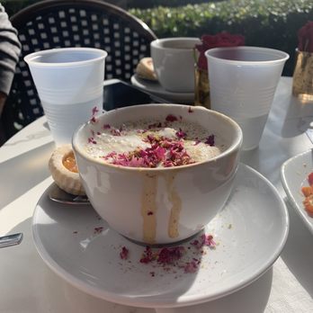 Utopia Caffe - Utopia Lattee came with this dirty cup, too sweet to drink. - Breakfast & Brunch Near Me - Tustin, California Utopia Caffe - Utopia Lattee came with this dirty cup, too sweet to drink. - Breakfast & Brunch Near Me - Tustin, California
