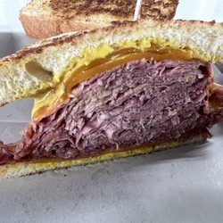 Front Page Deli - Grilled Cheese with Corn Beef