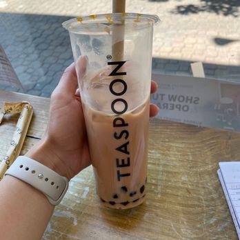 Teaspoon - House milk tea with honey boba - Bubble Tea Near Me - Redwood City, California Teaspoon - House milk tea with honey boba - Bubble Tea Near Me - Redwood City, California