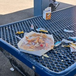 Hogan Middle School - lunch is disgusting, students love to make abominations the smell and rot for days.