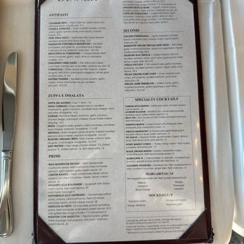 Bella Siena - Menu - Italian Near Me - Benicia, California