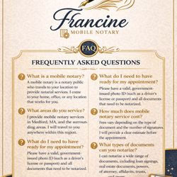 Francine's Mobile Notary Public