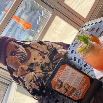 Miss Shirley's Cafe, Inner Harbor - Drinks and my baby - Breakfast & Brunch Near Me - Baltimore, Maryland