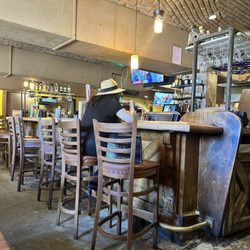 The bar.
