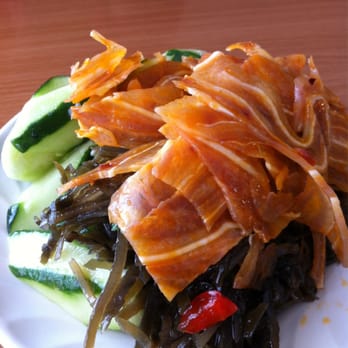 Sue's Kitchen - Cold Side Dish (pig ears, seaweed, cucumbers) - Chinese Near Me - Torrance, California Sue's Kitchen - Cold Side Dish (pig ears, seaweed, cucumbers) - Chinese Near Me - Torrance, California