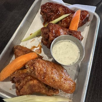 The District Bites N Brew - BBQ Pricy Pear wings and Margarita wings - Bars Near Me - Tucson, Arizona