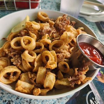 Nico's Pier 38 - Fried Calamari was good and I would recommend. - Seafood Near Me - Honolulu, Hawaii Nico's Pier 38 - Fried Calamari was good and I would recommend. - Seafood Near Me - Honolulu, Hawaii