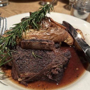 Black Bottle - Beef Short Ribs Malbec Glaze Oyster Mushrooms - New American Near Me - Bellevue, Washington Black Bottle - Beef Short Ribs Malbec Glaze Oyster Mushrooms - New American Near Me - Bellevue, Washington