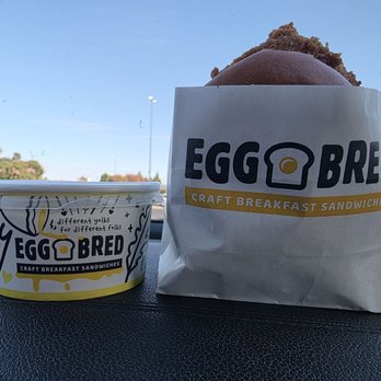EggBred - Chicken sandwich and cup of gravy - Breakfast & Brunch Near Me - Clovis, California EggBred - Chicken sandwich and cup of gravy - Breakfast & Brunch Near Me - Clovis, California