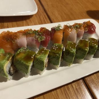 Ebisu - Rainbow roll (top) Caterpillar roll (bottom) - Sushi Bars Near Me - San Francisco, California